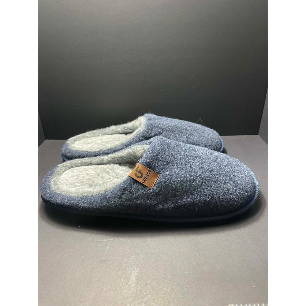 CJ COFACE US SZ 10/10.5 Wool House Slippers with Memory Foam - Premium Comfort